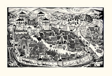 Load image into Gallery viewer, WolfWalkers inspired - Kilkenny Lino Print from Clara de Frutos