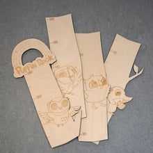 Load image into Gallery viewer, Puffin Rock Wooden Height Chart