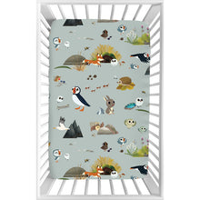 Load image into Gallery viewer, Puffin Rock Bamboo Crib Sheet - 52 x 28