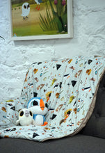 Load image into Gallery viewer, Puffin Rock Bamboo Crib BLANKET - 57 x 39