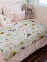 Load image into Gallery viewer, Puffin Rock Bamboo Crib BLANKET - 57 x 39