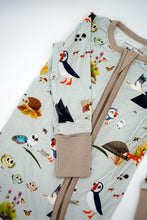 Load image into Gallery viewer, Puffin Rock Bamboo ZIPPED ROMPER