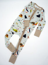 Load image into Gallery viewer, Puffin Rock Bamboo ZIPPED ROMPER