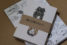 Load image into Gallery viewer, WolfWalkers handmade sketchbook