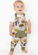 Load image into Gallery viewer, Puffin Rock Overalls -Luxe Bamboo - Ploom Baby
