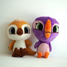 Load image into Gallery viewer, Isabelle &amp; Phoenix Plush from Puffin Rock and the New Friends Movie
