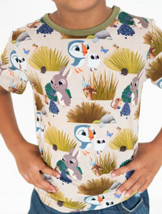 Puffin Rock T-Shirt -Luxe Bamboo - Ploom Baby