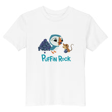 Load image into Gallery viewer, Puffin Rock - Kids Organic Tshirt - Oona &amp; Mossy
