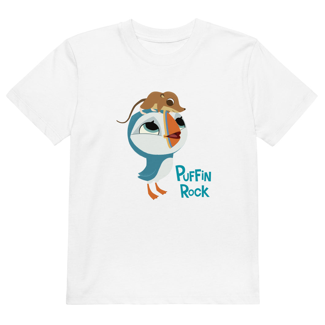 Puffin Rock - Kids Organic T-shirt - Oona and Mossy