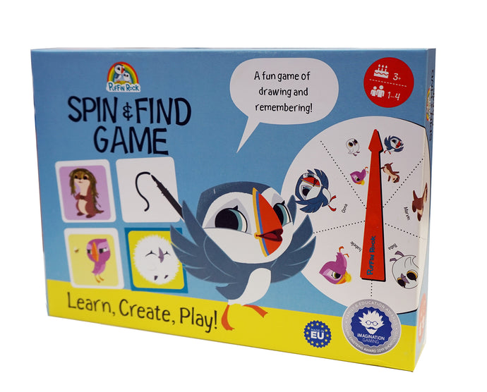 Puffin Rock Spin & Find Board Game - Aged 3+