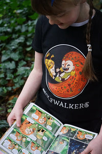 WolfWalkers Kids T-Shirt - Black