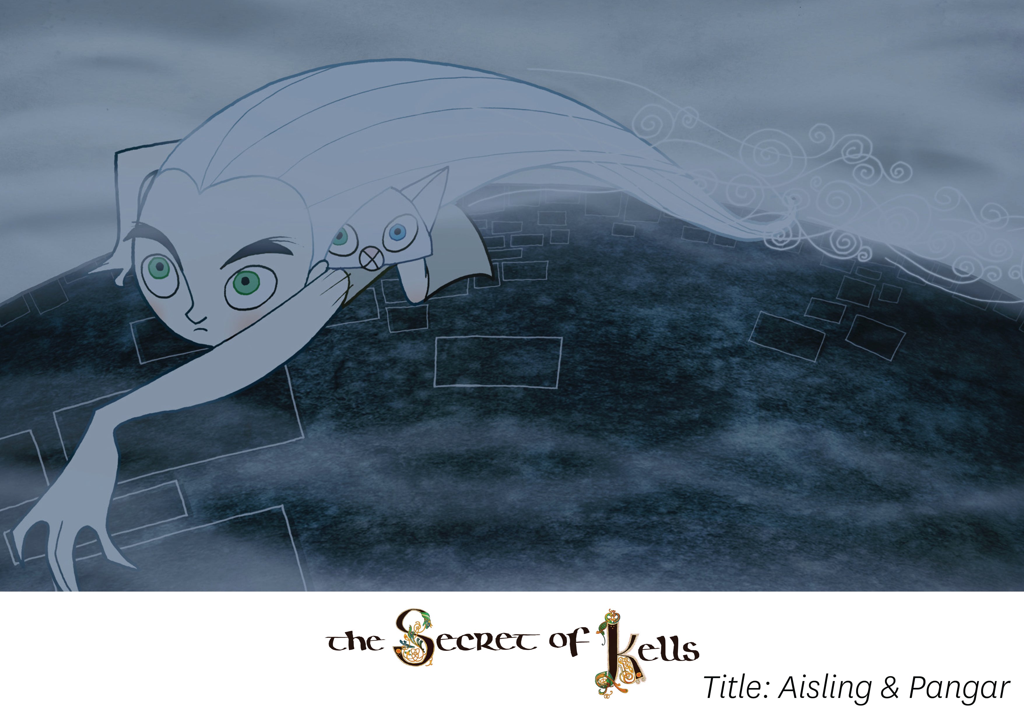 (未使用･未開封品)　Das Geheimnis von Kells p1m72rm The Secret of Kells A4 Limited edition signed print - Unframed