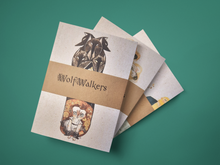 Load image into Gallery viewer, WolfWalkers handmade sketchbook

