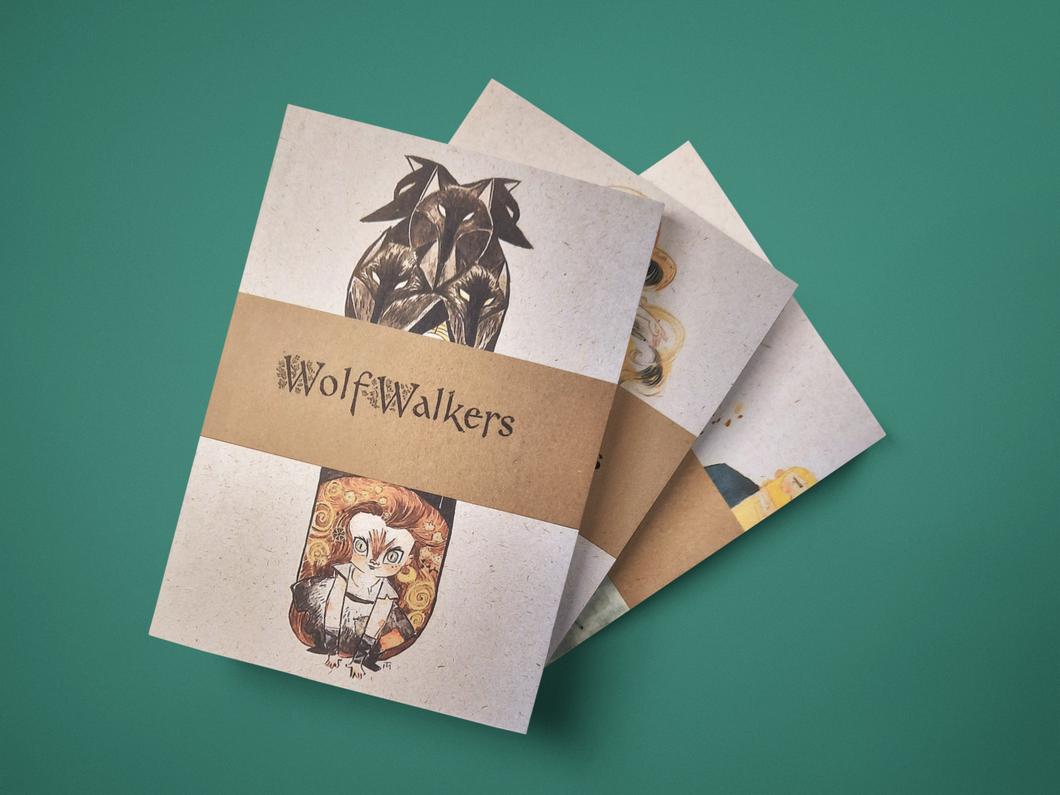 WolfWalkers handmade sketchbook